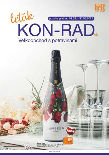 Leták KON-RAD - 1.3.2025 - 31.3.2025.