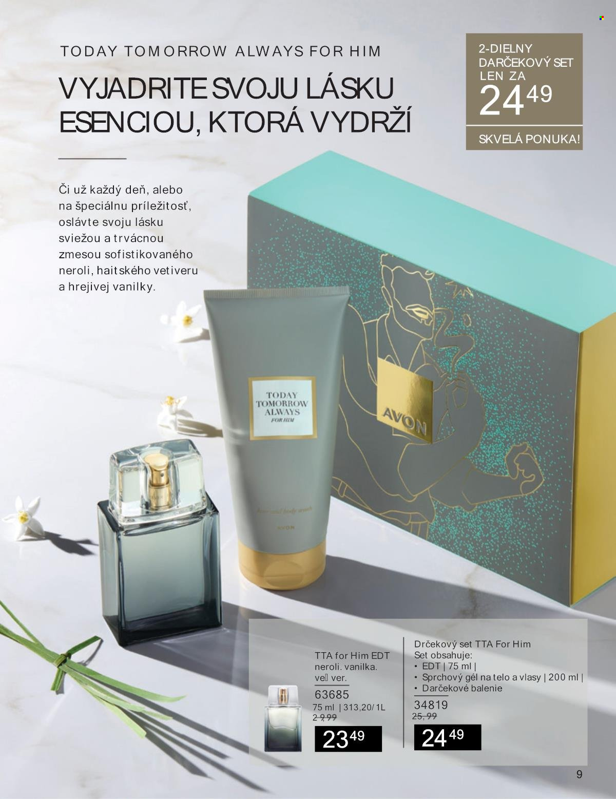 Leták Avon - 1.3.2025 - 31.3.2025. Strana 9