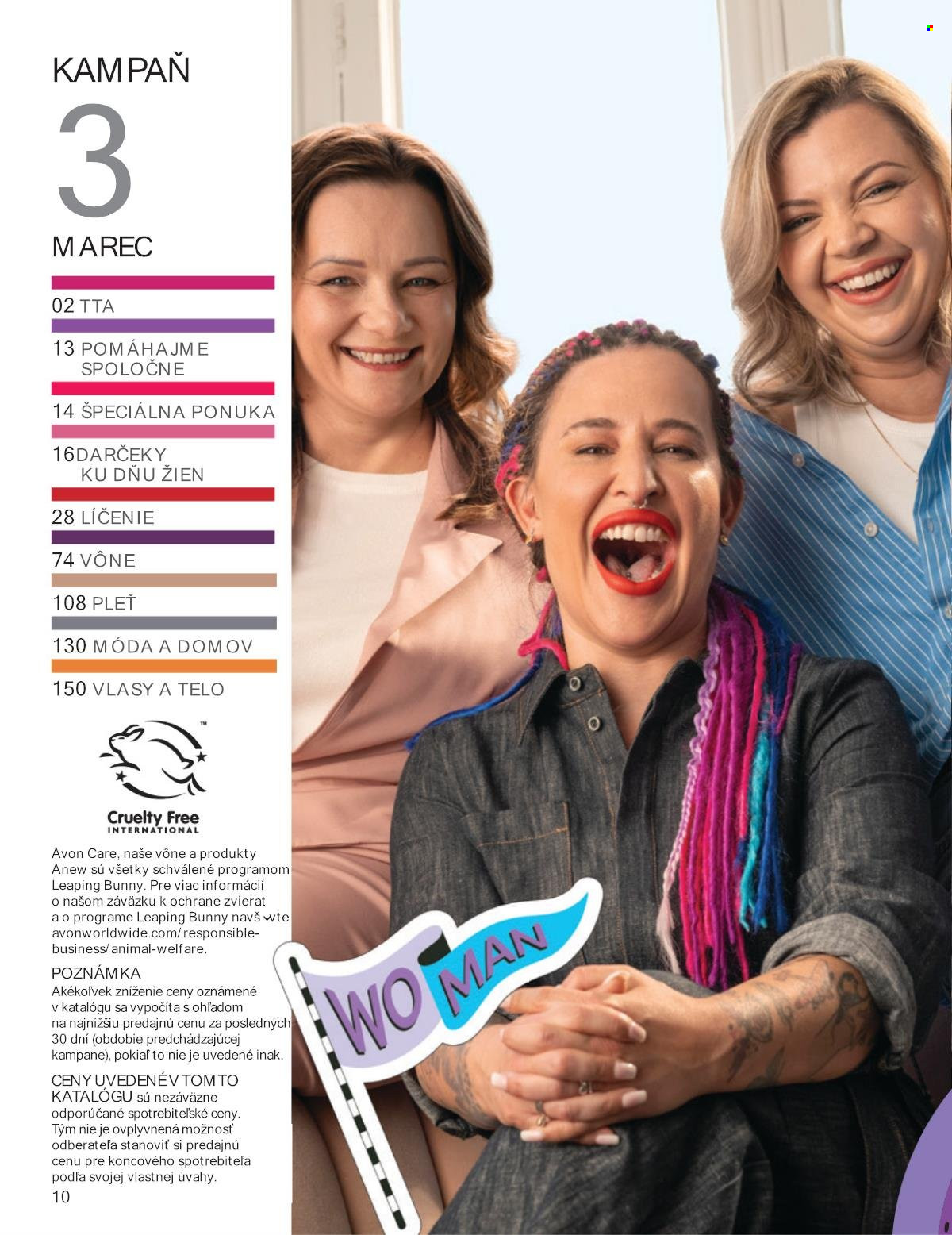 Leták Avon - 1.3.2025 - 31.3.2025. Strana 10