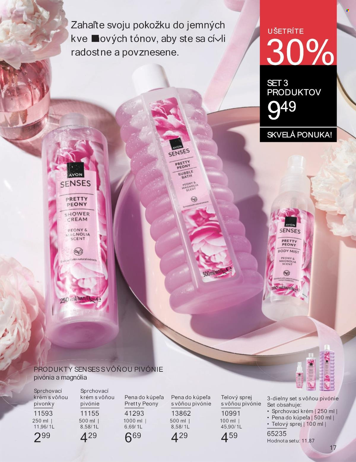 Leták Avon - 1.3.2025 - 31.3.2025. Strana 17