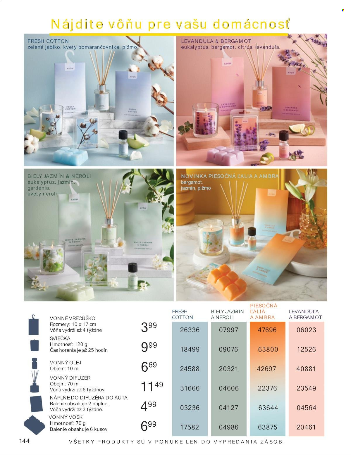 Leták Avon - 1.3.2025 - 31.3.2025. Strana 144