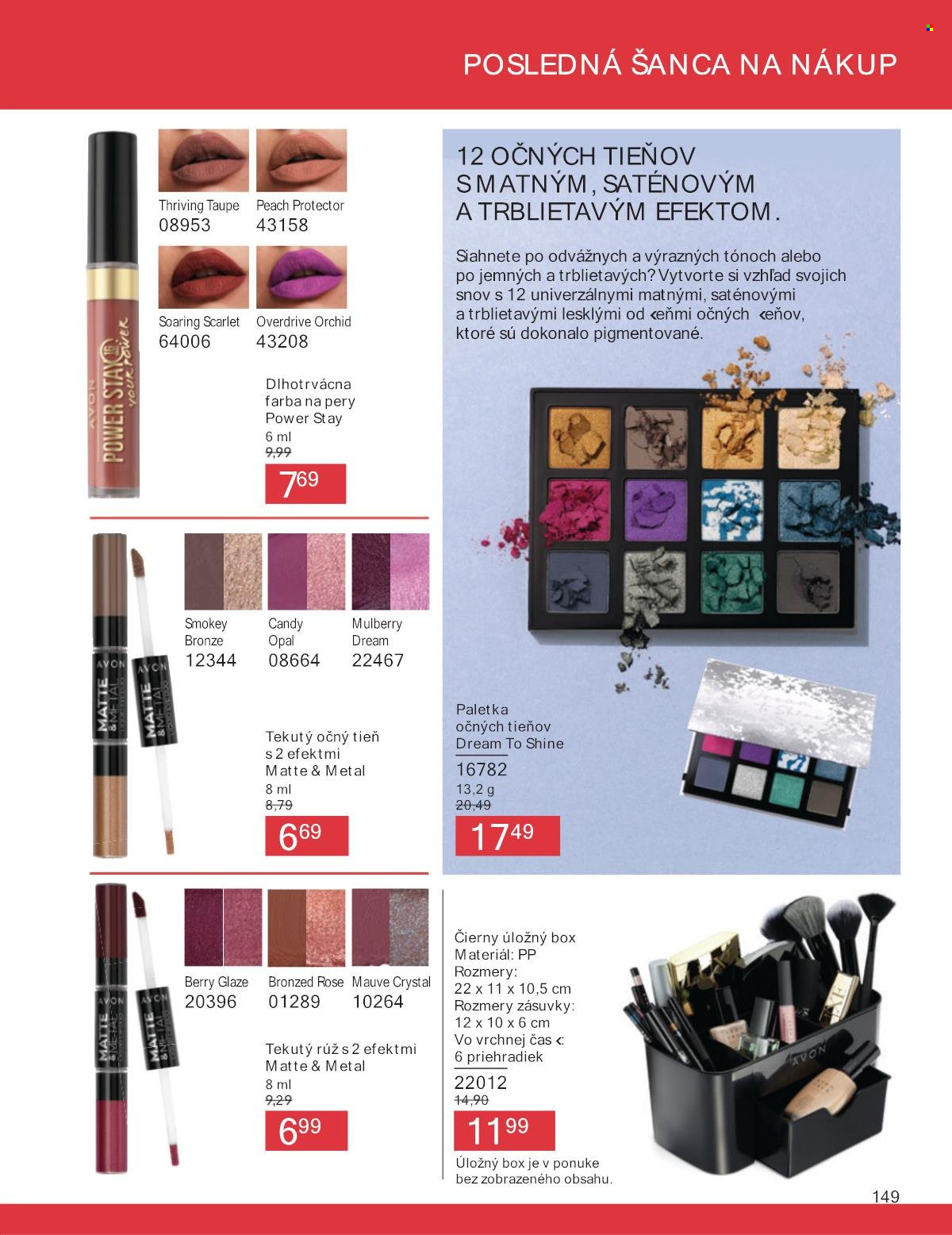 Leták Avon - 1.3.2025 - 31.3.2025. Strana 149