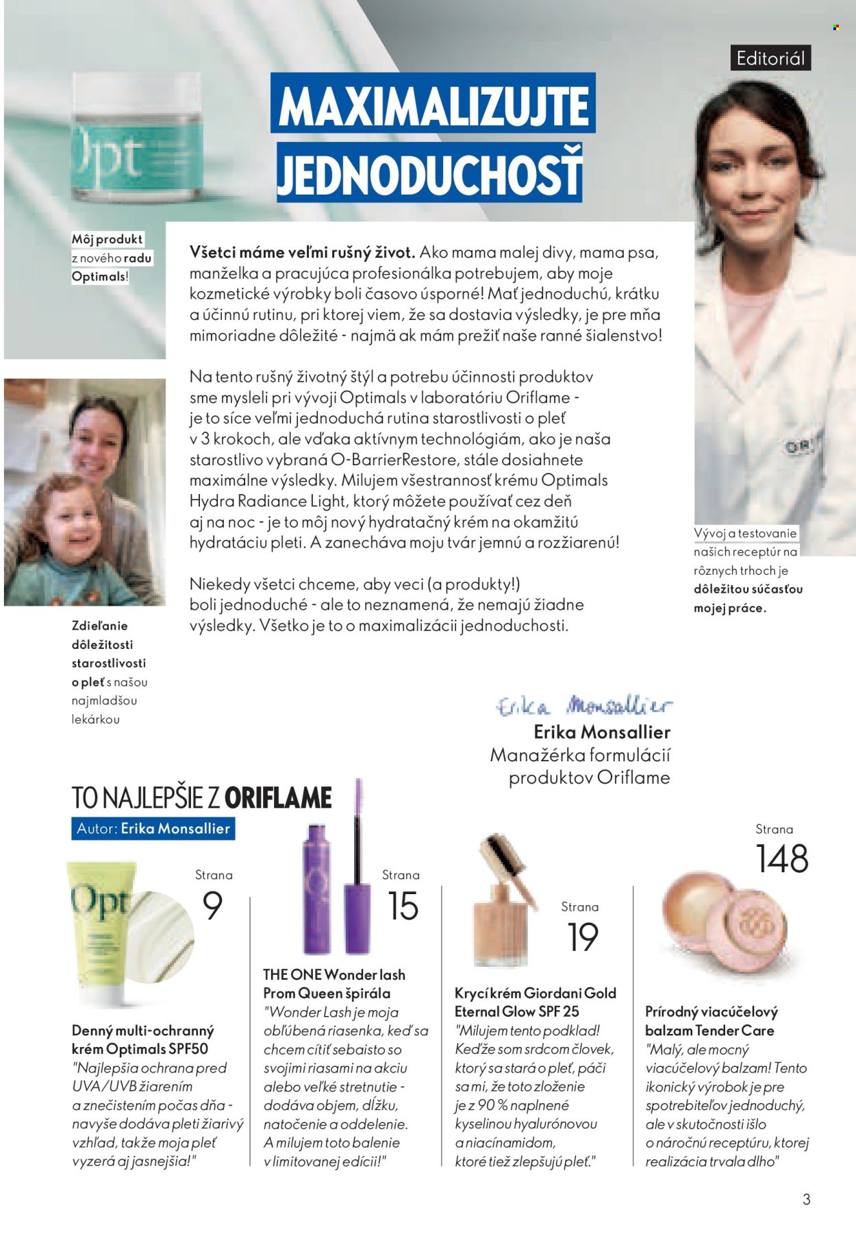 Leták Oriflame - 23.3.2025 - 12.4.2025. Strana 3