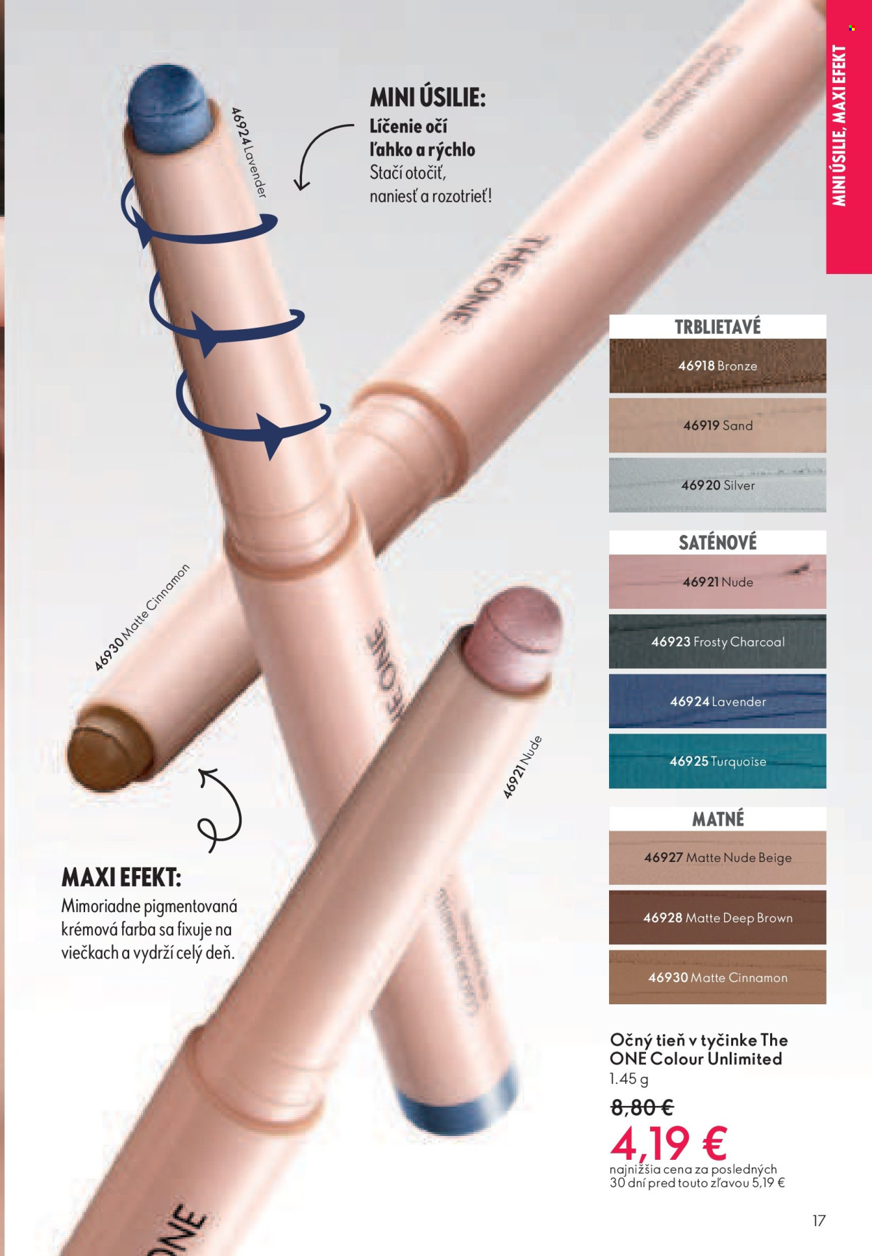 Leták Oriflame - 23.3.2025 - 12.4.2025. Strana 17