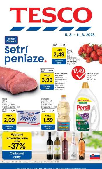 Leták TESCO - 5.3.2025 - 11.3.2025.