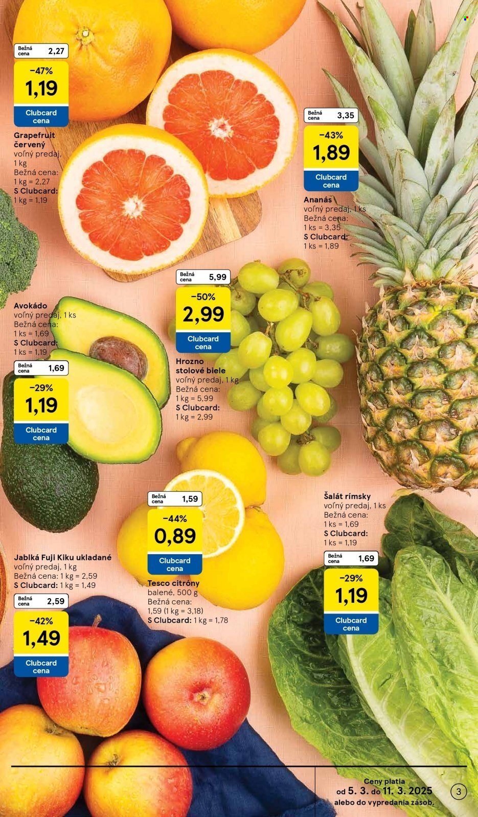 Leták TESCO - 5.3.2025 - 11.3.2025. Strana 3