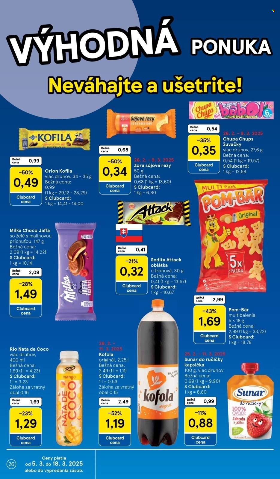 Leták TESCO - 5.3.2025 - 11.3.2025. Strana 26