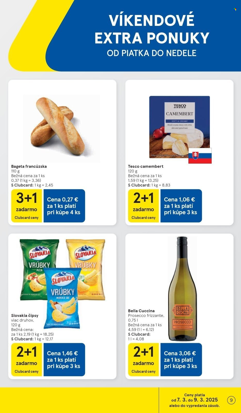 Leták TESCO supermarket - 5.3.2025 - 11.3.2025. Strana 9