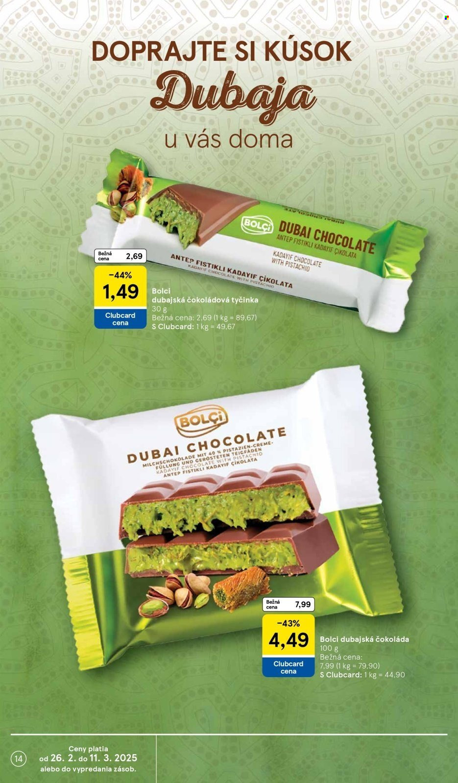 Leták TESCO supermarket - 5.3.2025 - 11.3.2025. Strana 14