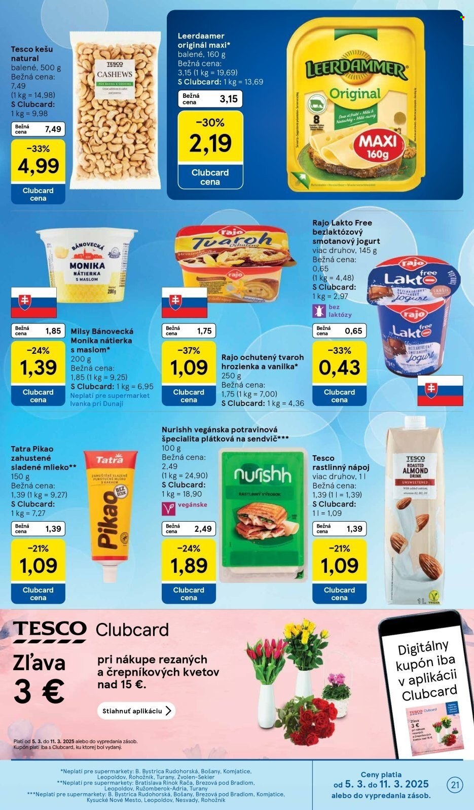 Leták TESCO supermarket - 5.3.2025 - 11.3.2025. Strana 21