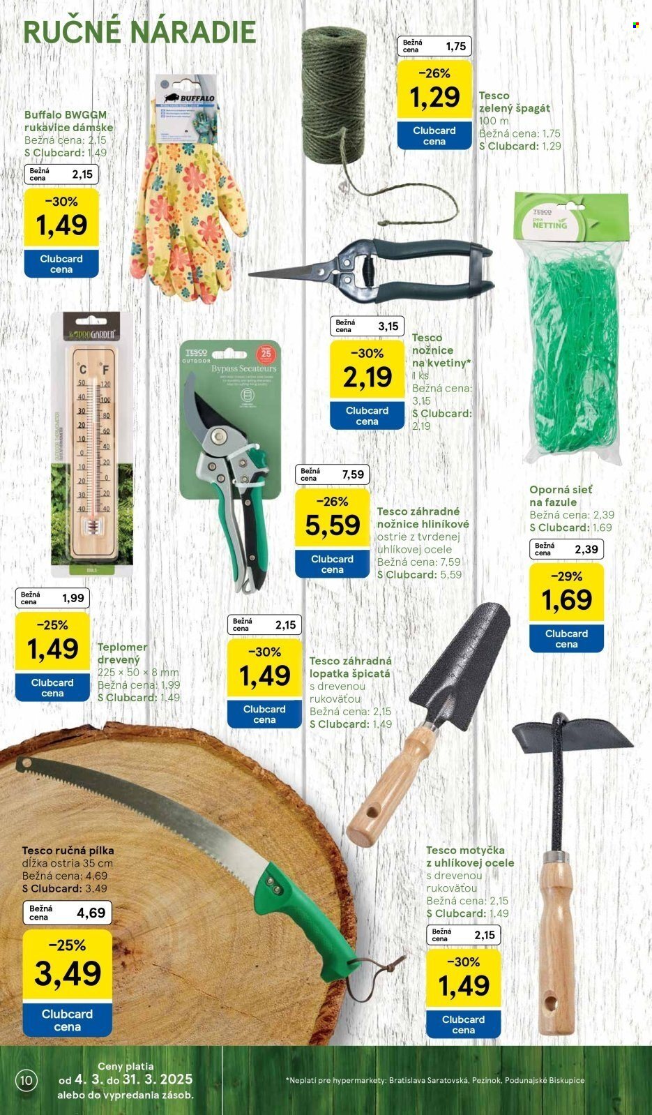 Leták TESCO hypermarket - 4.3.2025 - 24.3.2025. Strana 10