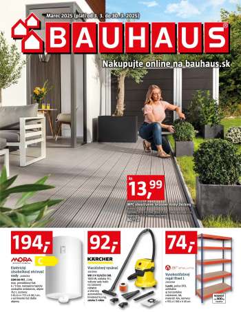 Leták Bauhaus - 3.3.2025 - 30.3.2025.