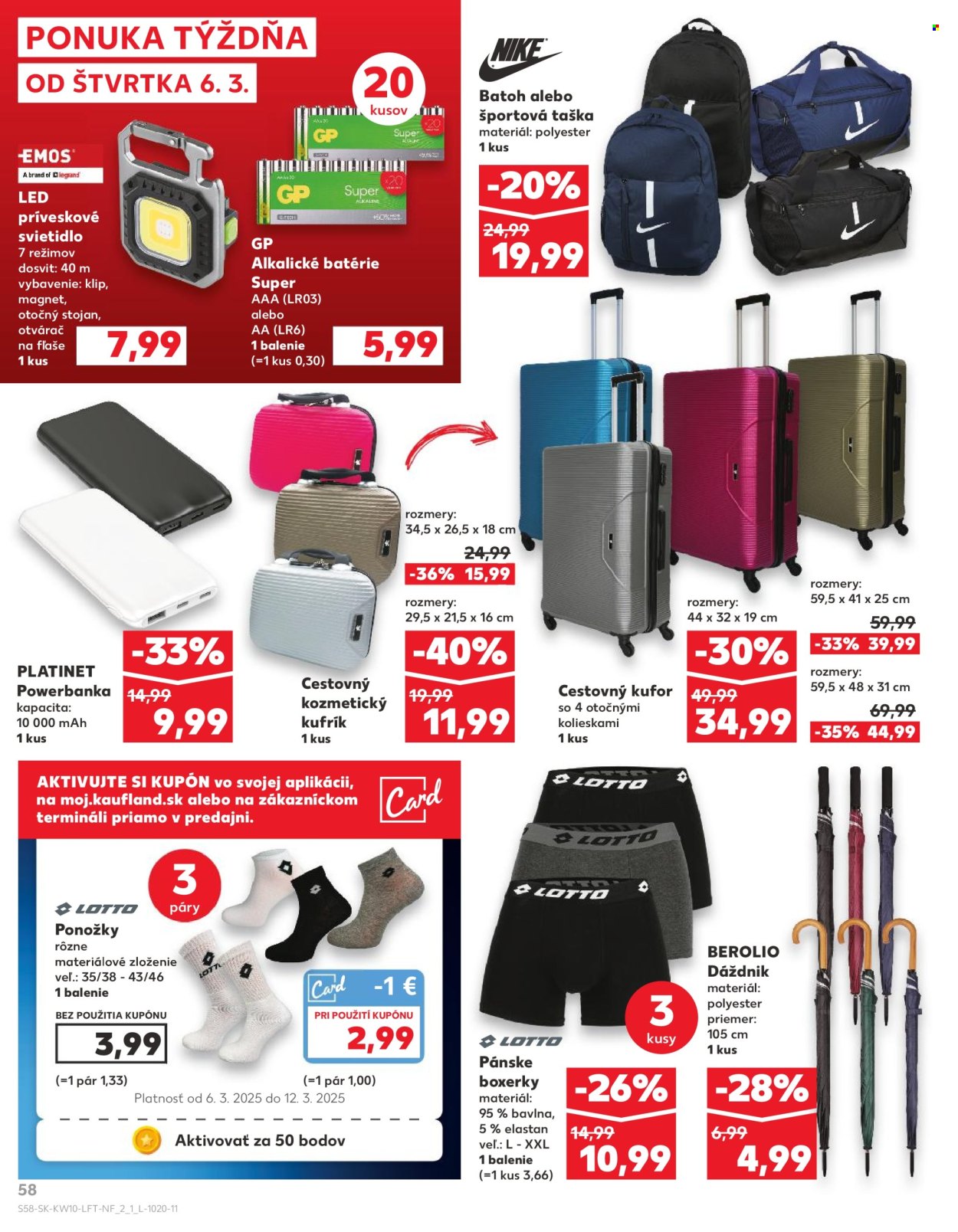 Leták Kaufland - 6.3.2025 - 12.3.2025. Strana 58