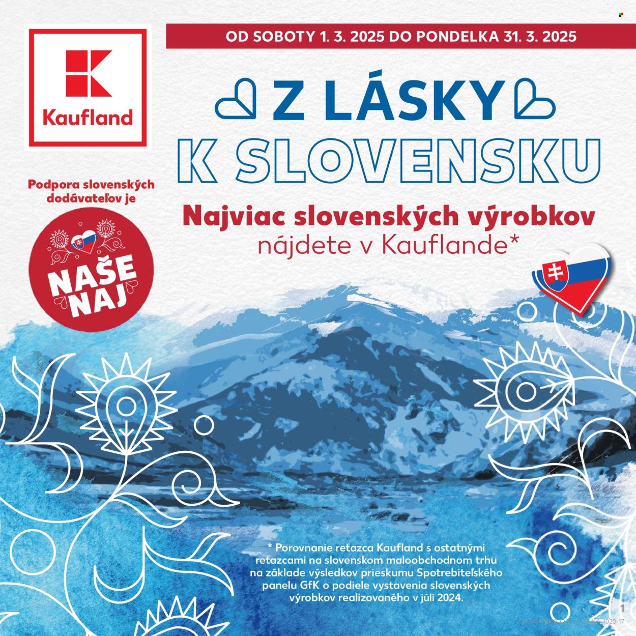 Leták Kaufland - 1.3.2025 - 31.3.2025. Strana 1