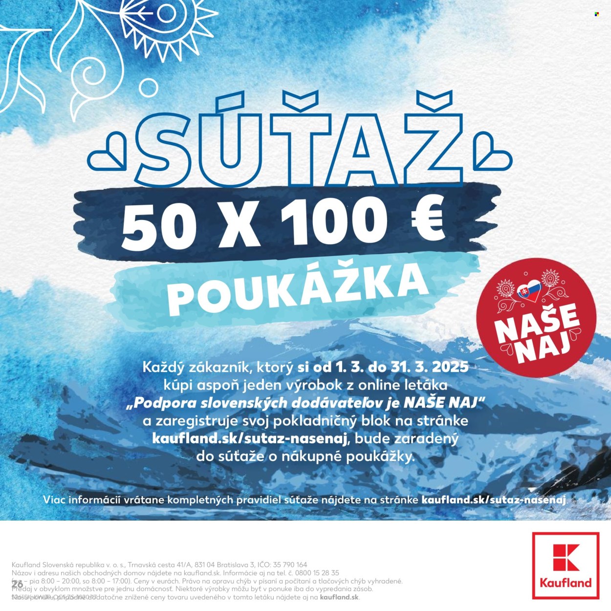 Leták Kaufland - 1.3.2025 - 31.3.2025. Strana 26