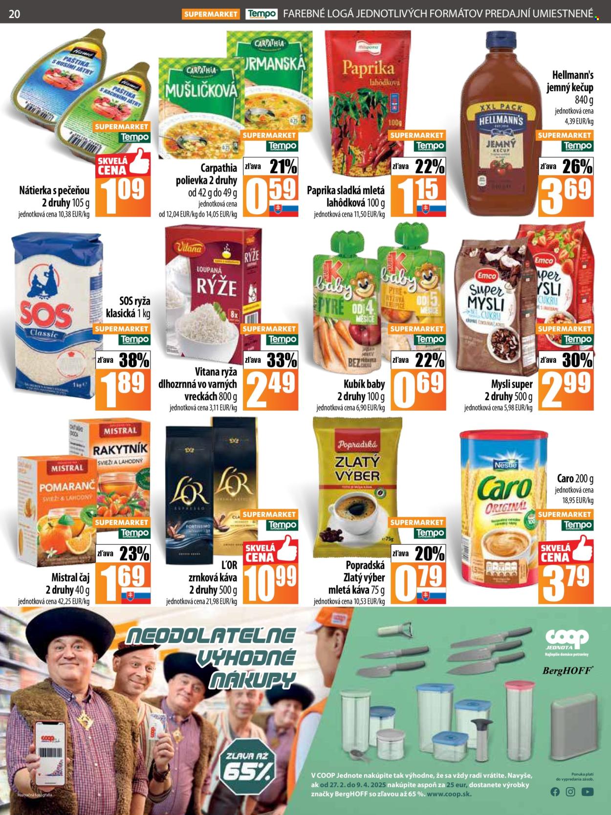 Leták COOP Jednota - 6.3.2025 - 12.3.2025. Strana 20