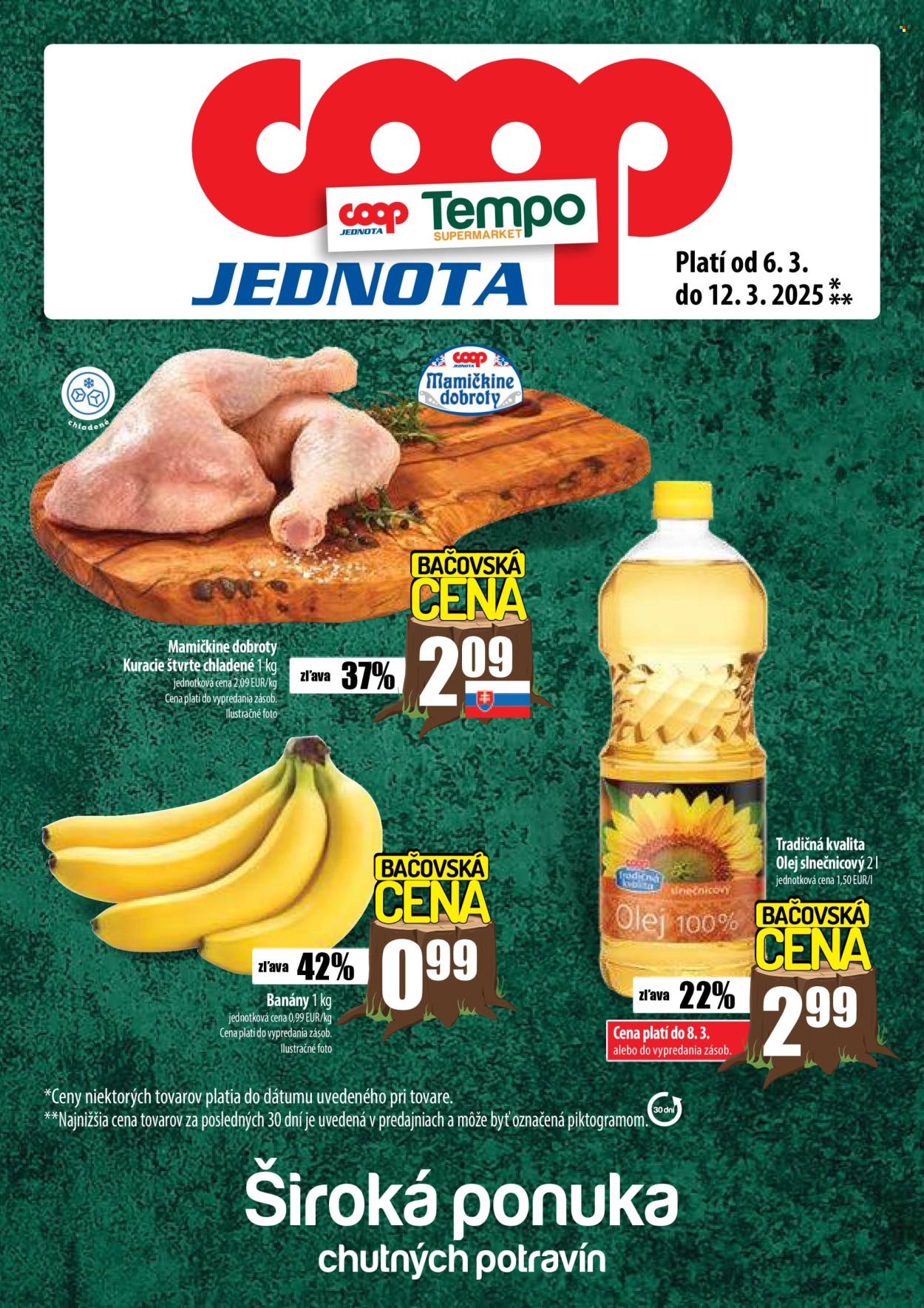 Leták COOP Jednota - 6.3.2025 - 12.3.2025. Strana 1