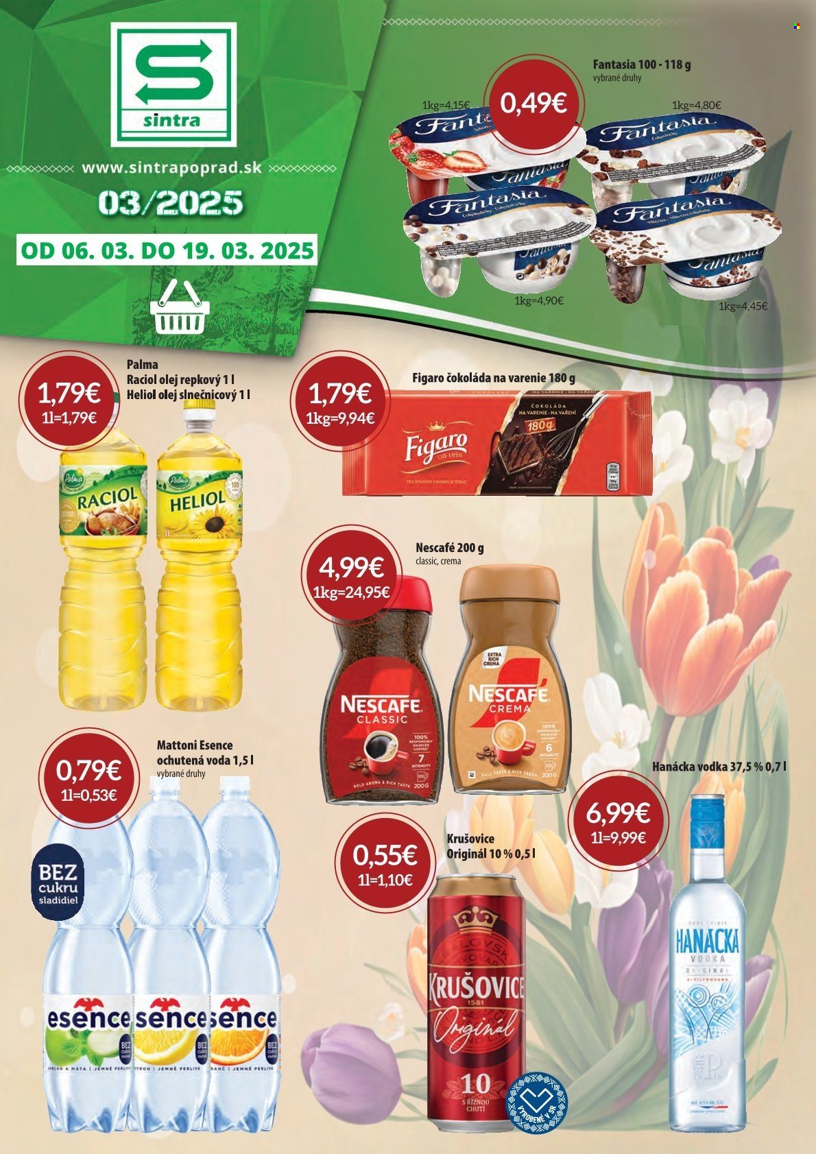 Leták Sintra - 6.3.2025 - 19.3.2025. Strana 1