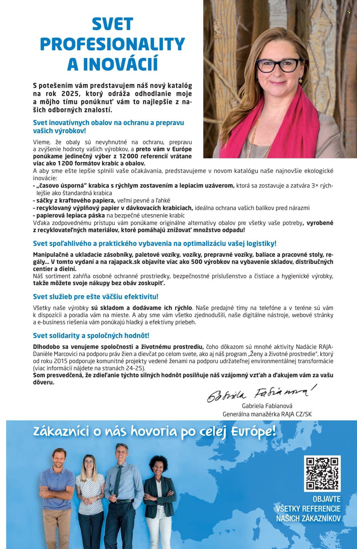 Leták RAJA. Strana 3