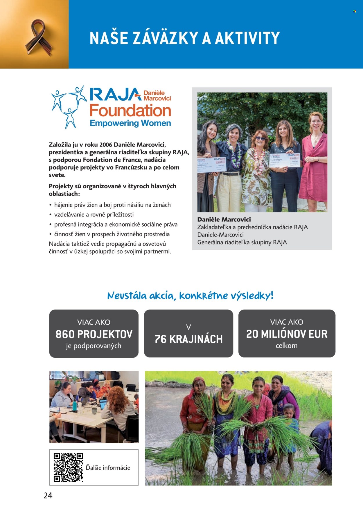 Leták RAJA. Strana 24
