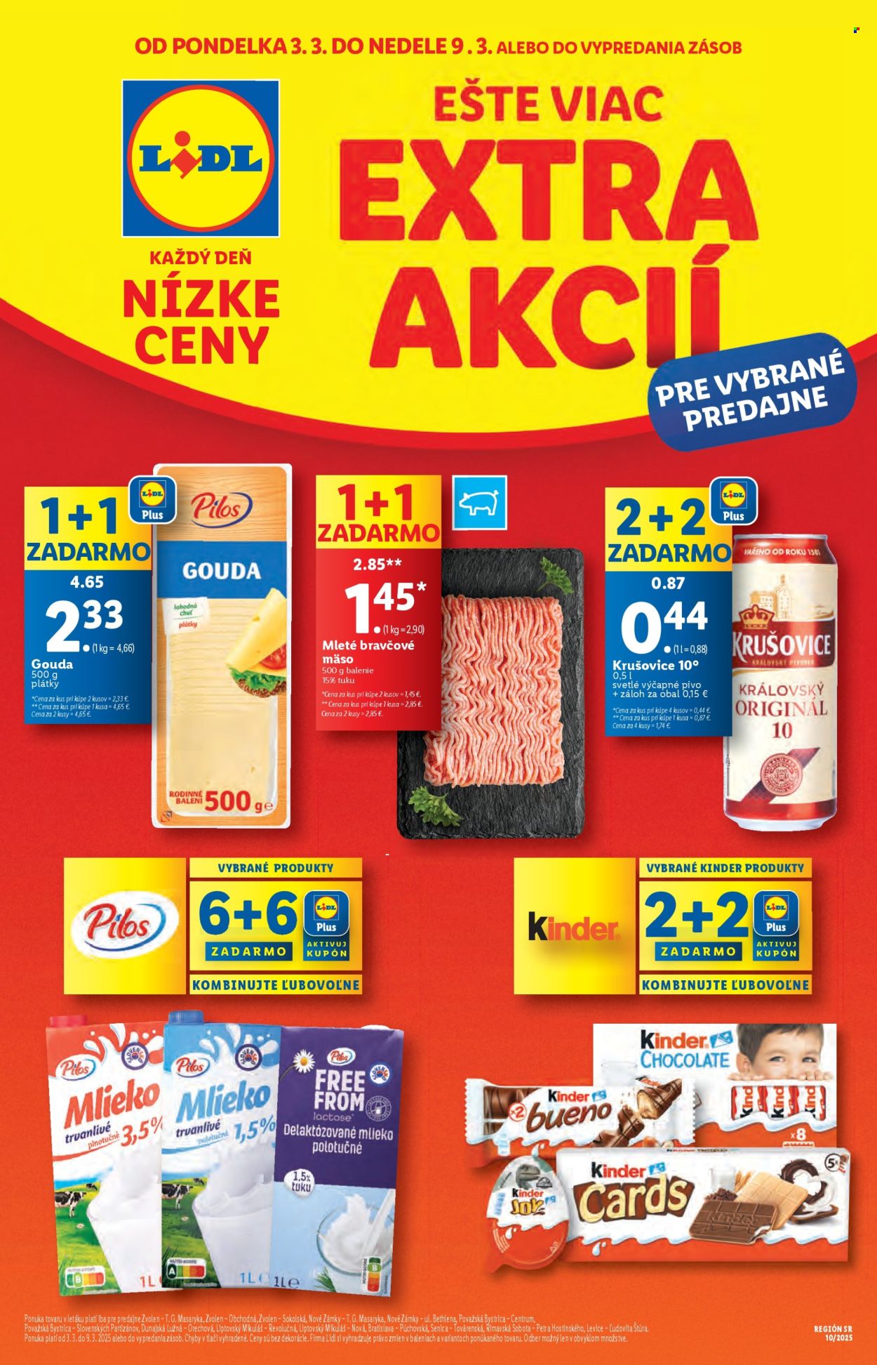 Leták Lidl - 3.3.2025 - 9.3.2025. Strana 1