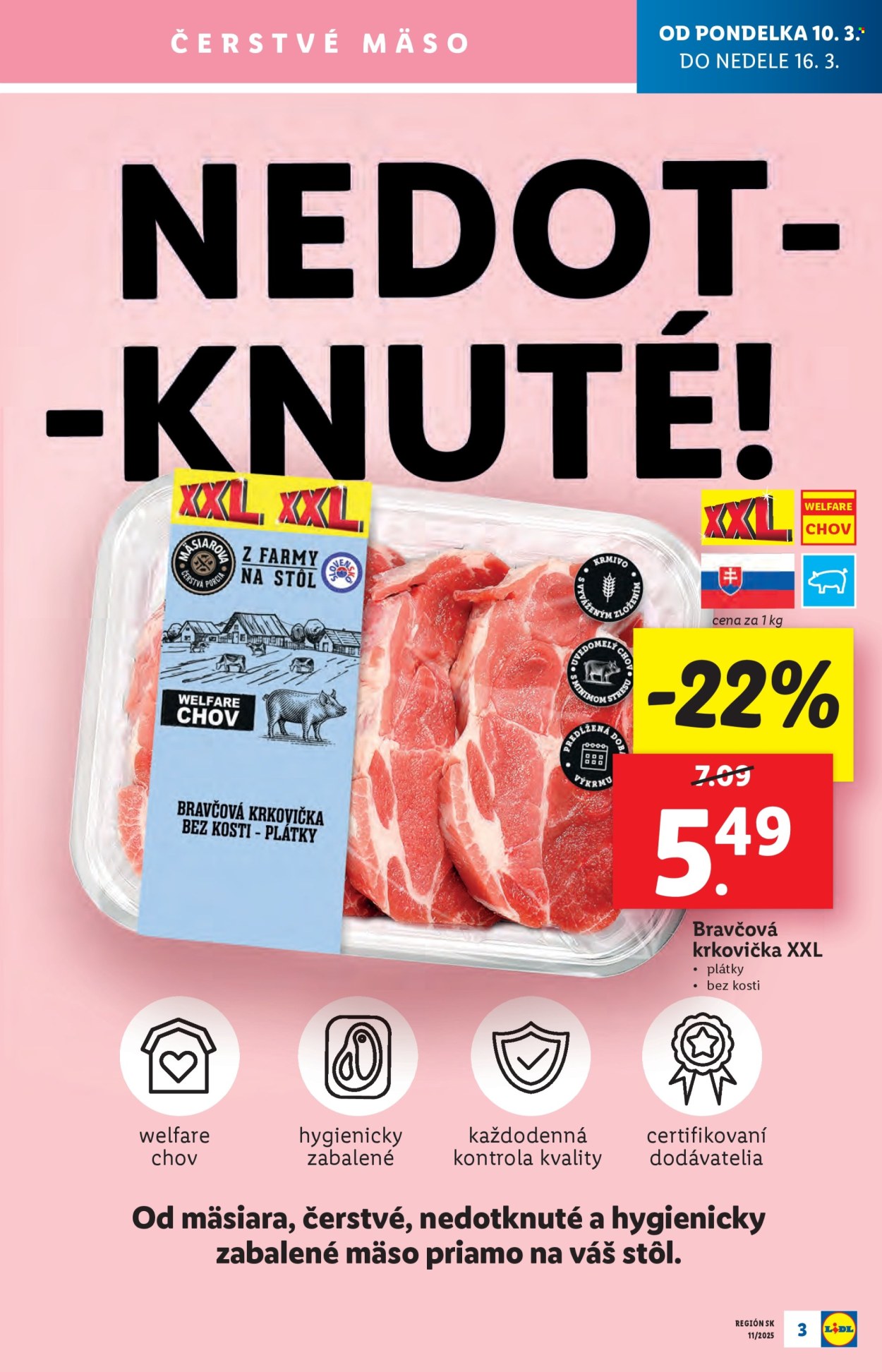 Leták Lidl - 10.3.2025 - 16.3.2025. Strana 3