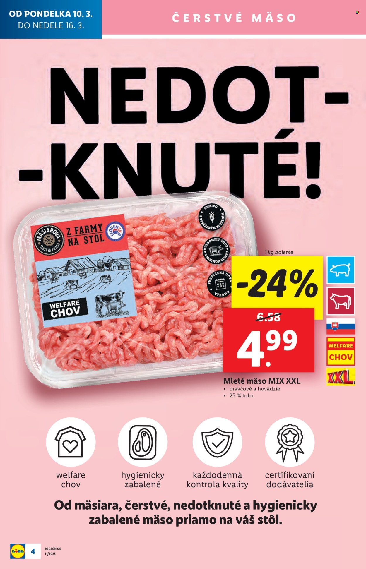 Leták Lidl - 10.3.2025 - 16.3.2025. Strana 4