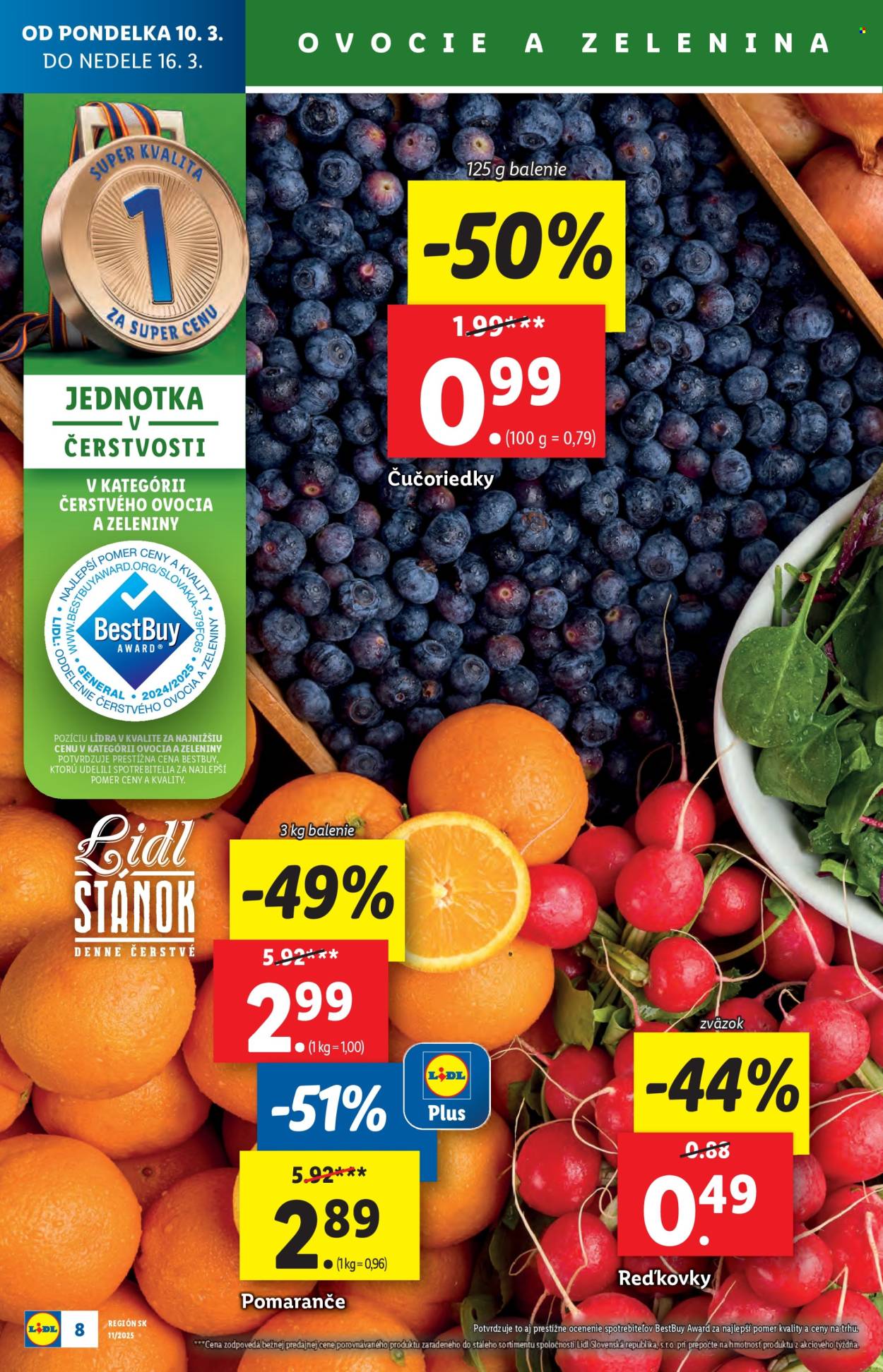 Leták Lidl - 10.3.2025 - 16.3.2025. Strana 8