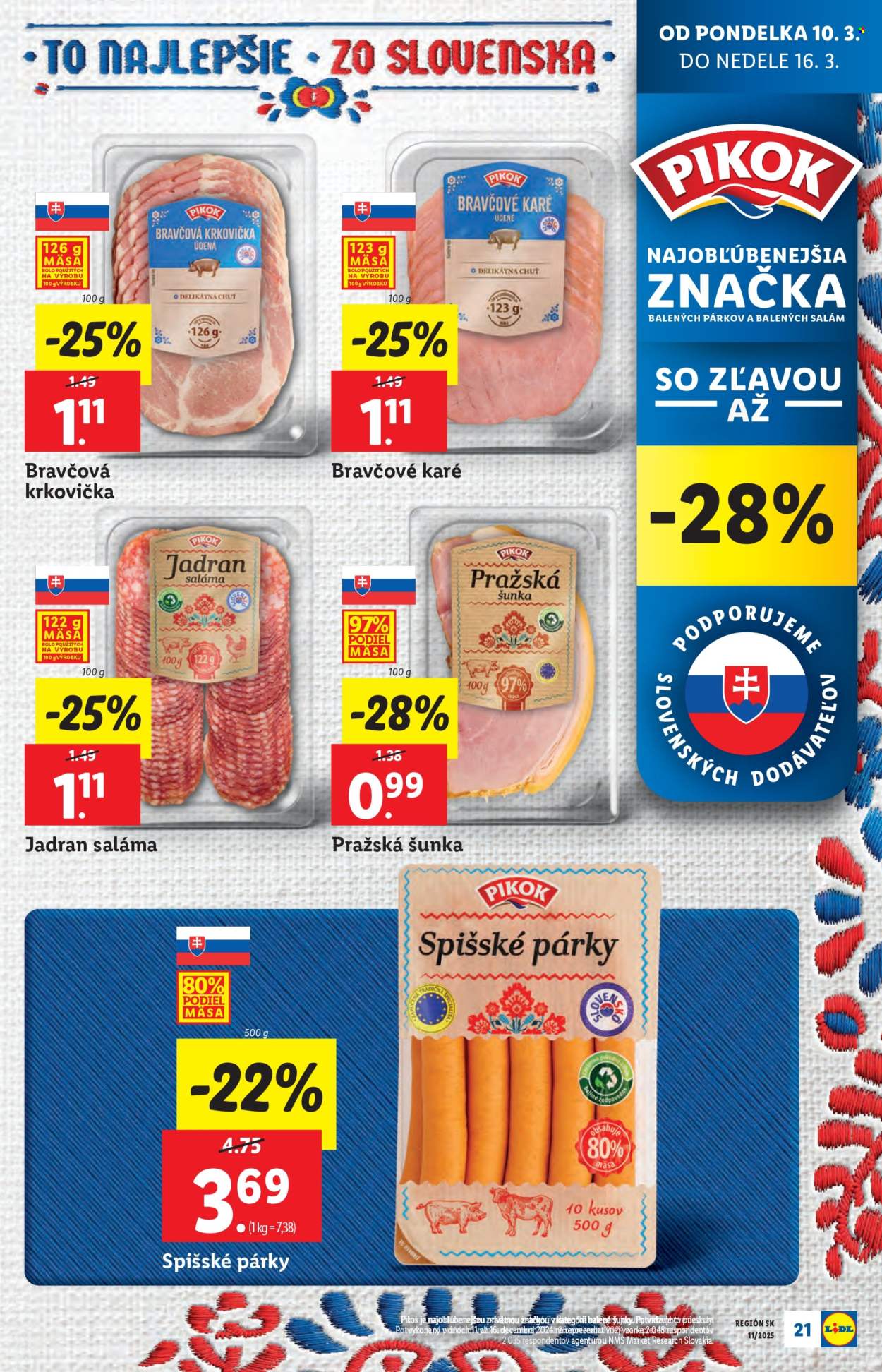 Leták Lidl - 10.3.2025 - 16.3.2025. Strana 21