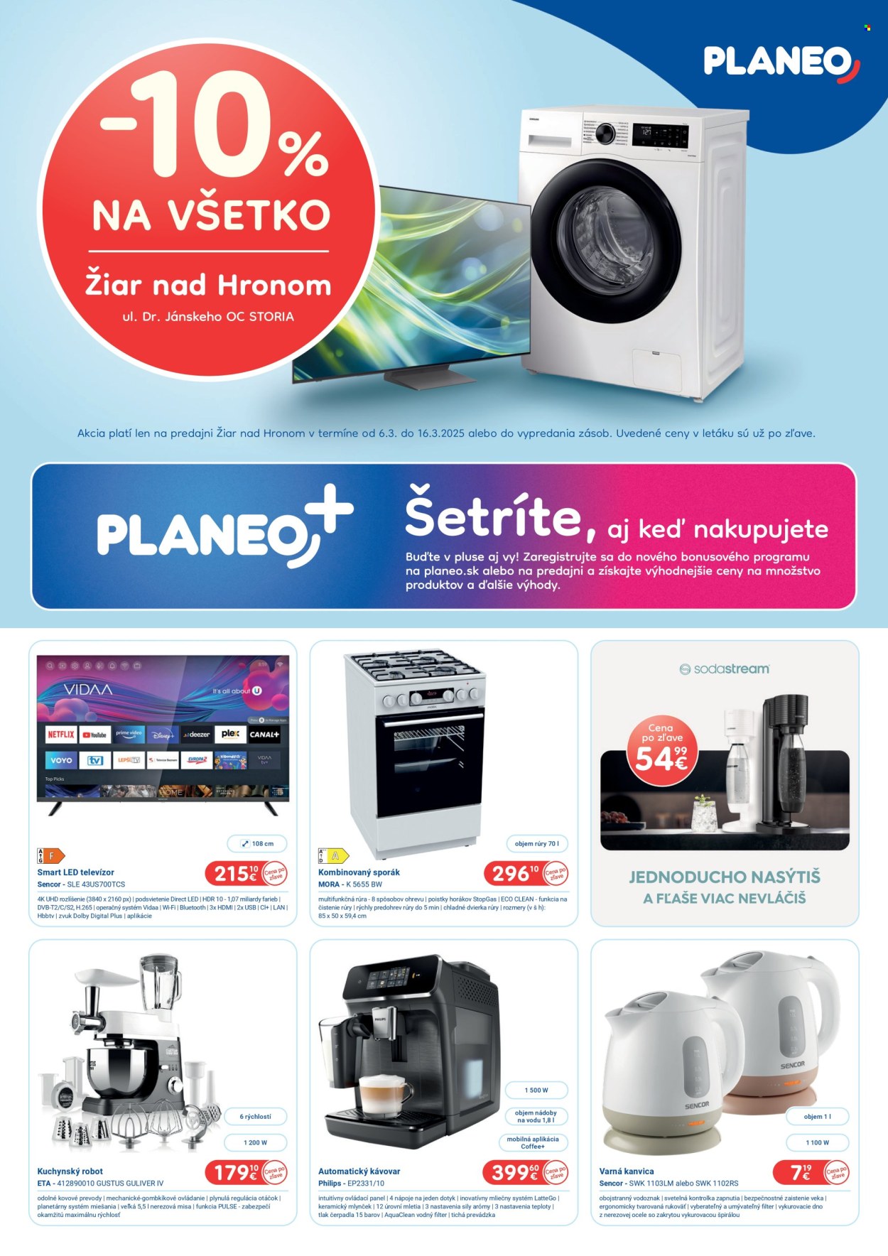 Leták PLANEO Elektro - 6.3.2025 - 16.3.2025. Strana 1