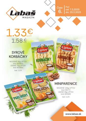 Leták Labaš - 7.3.2025 - 20.3.2025.