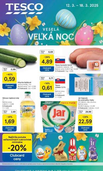 Leták TESCO - 12.3.2025 - 18.3.2025.