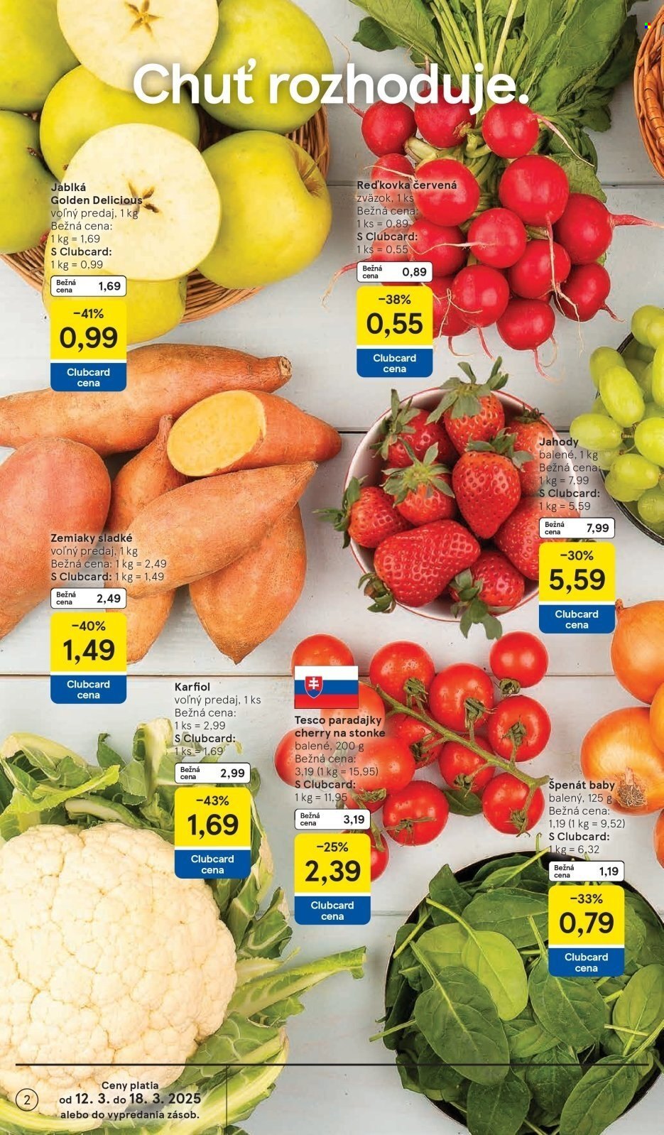 Leták TESCO - 12.3.2025 - 18.3.2025. Strana 2