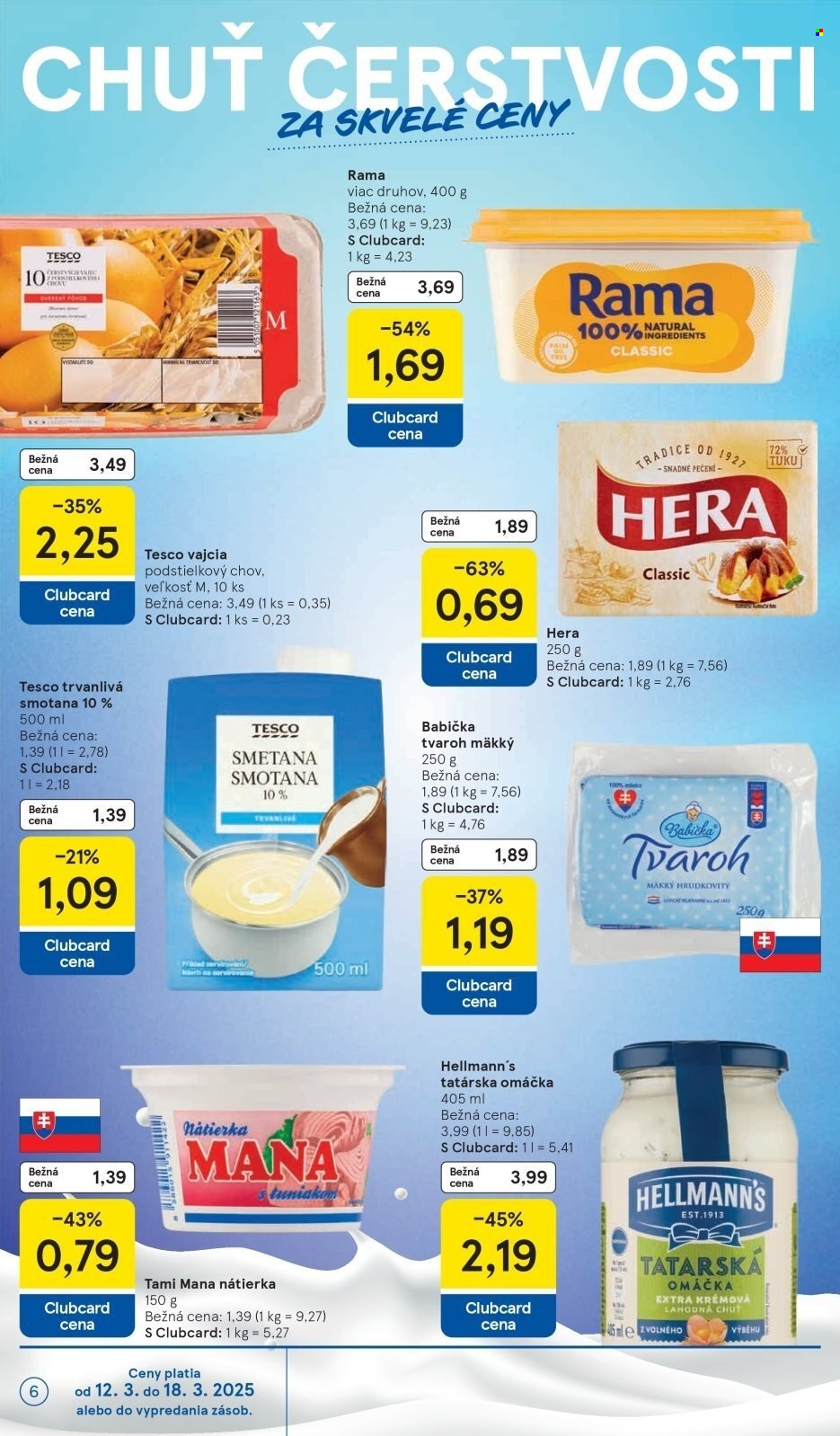 Leták TESCO - 12.3.2025 - 18.3.2025. Strana 6