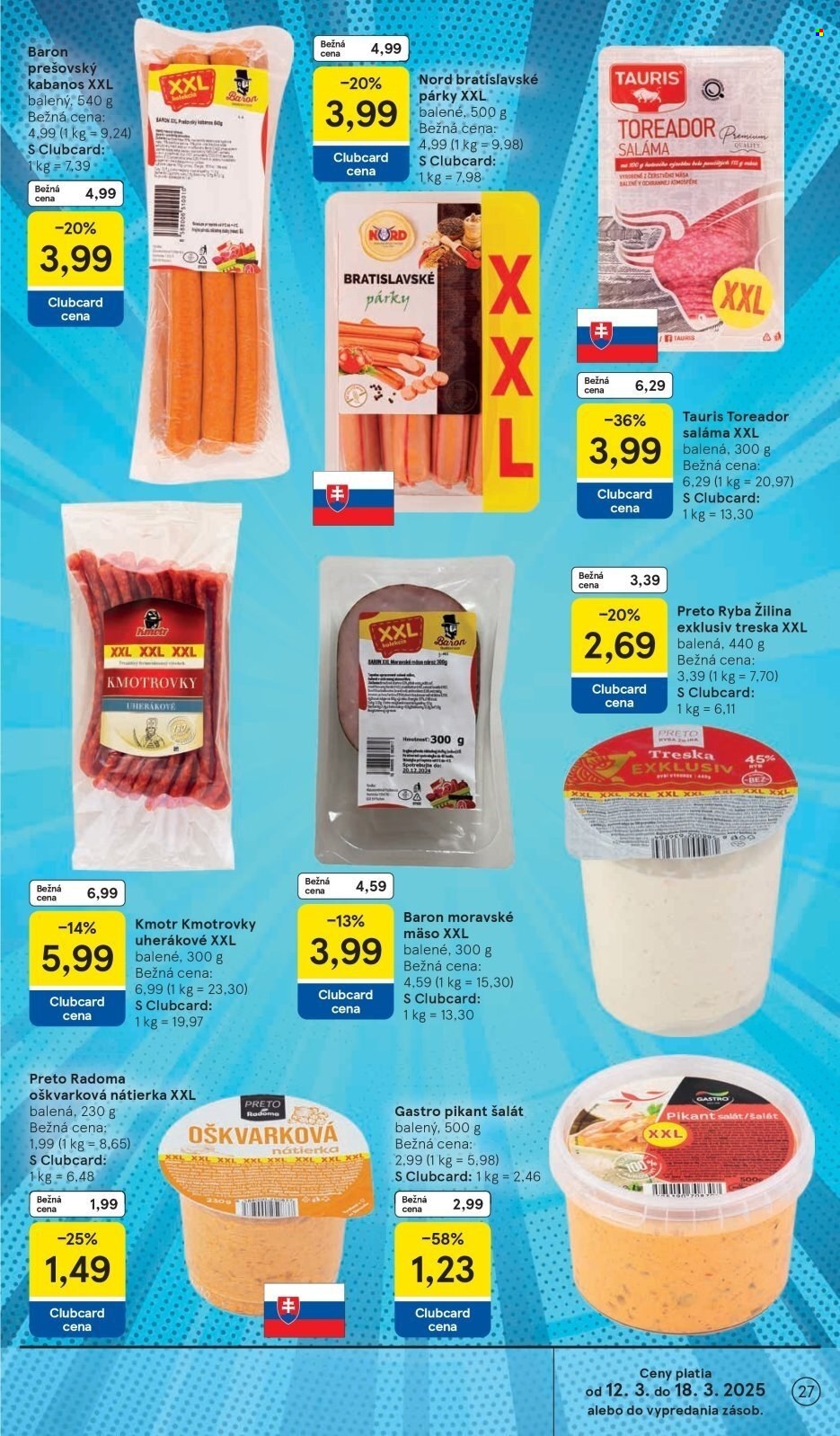 Leták TESCO - 12.3.2025 - 18.3.2025. Strana 27