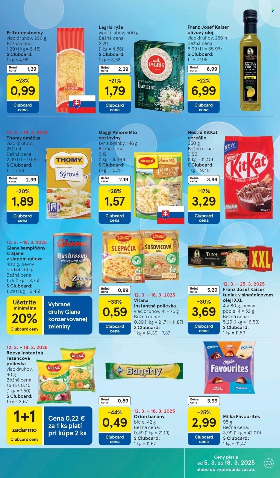 Leták TESCO - 12.3.2025 - 18.3.2025. Strana 33