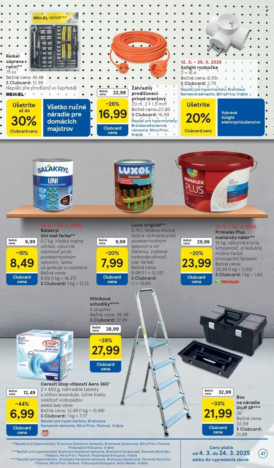 Leták TESCO - 12.3.2025 - 18.3.2025. Strana 41