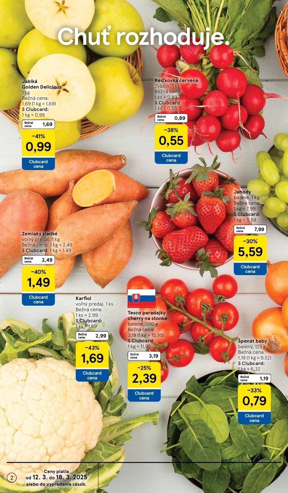 Leták TESCO supermarket - 12.3.2025 - 18.3.2025. Strana 2