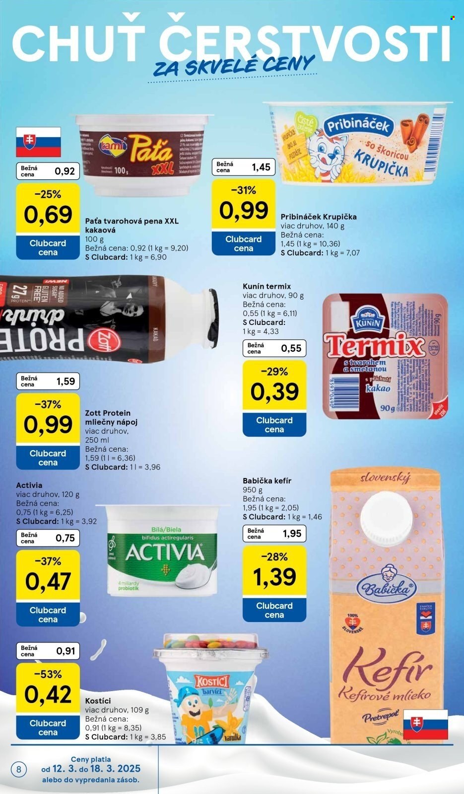 Leták TESCO supermarket - 12.3.2025 - 18.3.2025. Strana 8