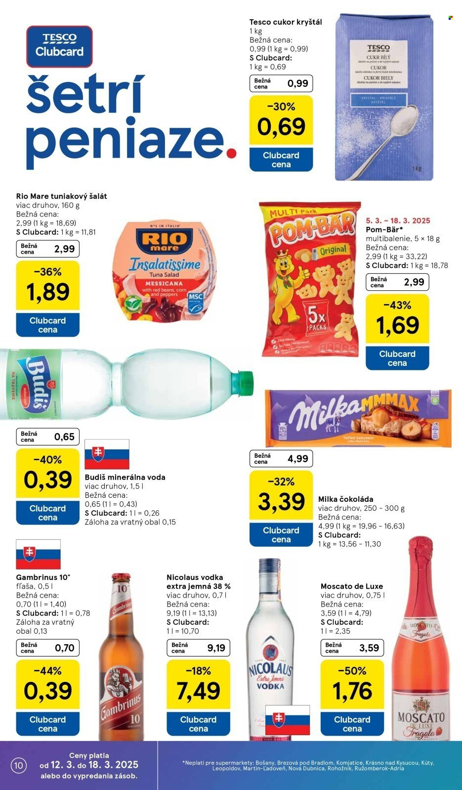 Leták TESCO supermarket - 12.3.2025 - 18.3.2025. Strana 10