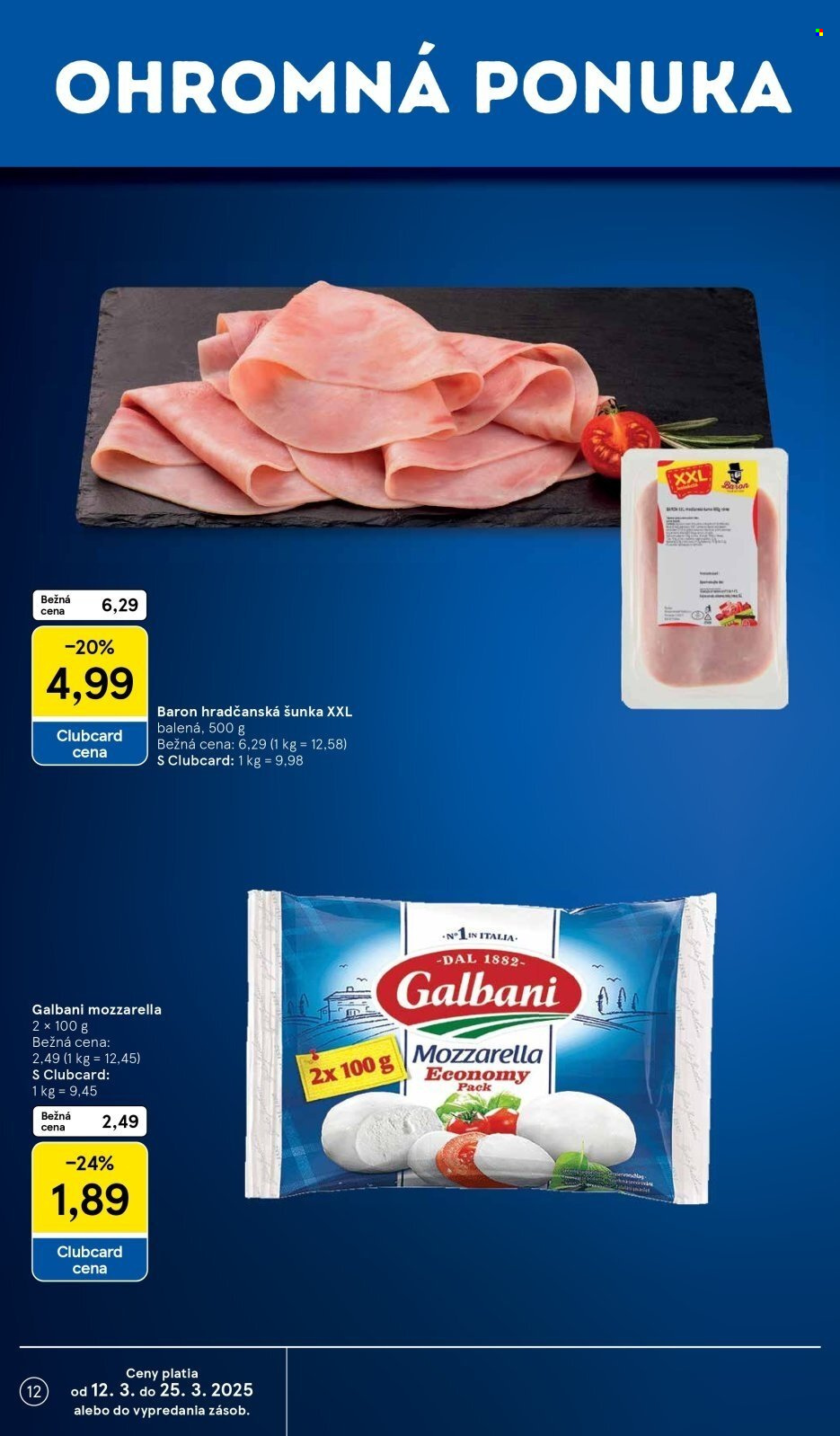 Leták TESCO supermarket - 12.3.2025 - 18.3.2025. Strana 12