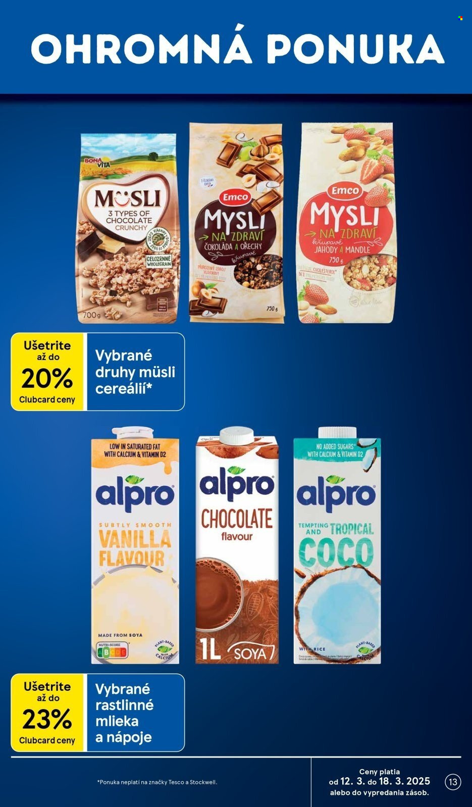 Leták TESCO supermarket - 12.3.2025 - 18.3.2025. Strana 13