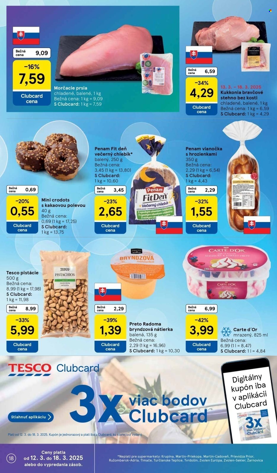 Leták TESCO supermarket - 12.3.2025 - 18.3.2025. Strana 18