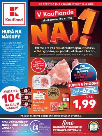 Leták Kaufland - 13.3.2025 - 19.3.2025.