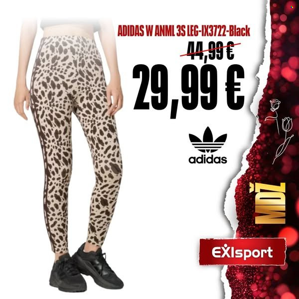 Leták Exisport. Strana 1