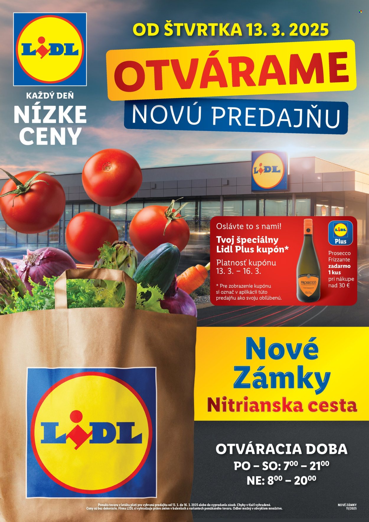 Leták Lidl - 13.3.2025 - 16.3.2025. Strana 1