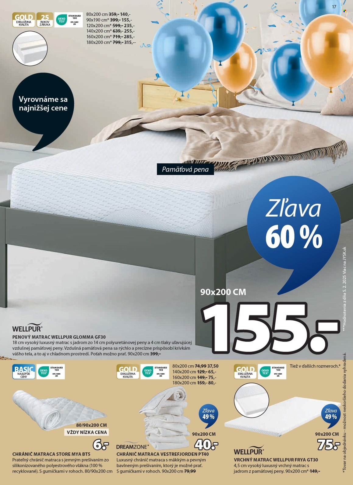Leták JYSK - 12.3.2025 - 15.4.2025. Strana 18
