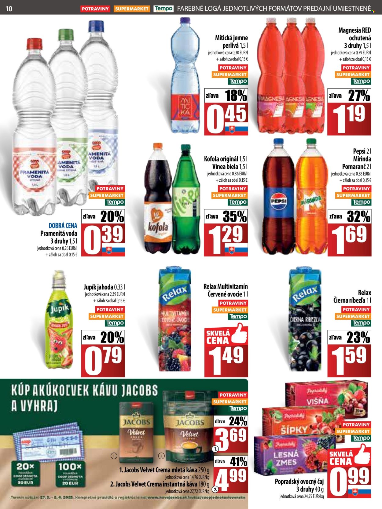 Leták COOP Jednota - 13.3.2025 - 19.3.2025. Strana 10