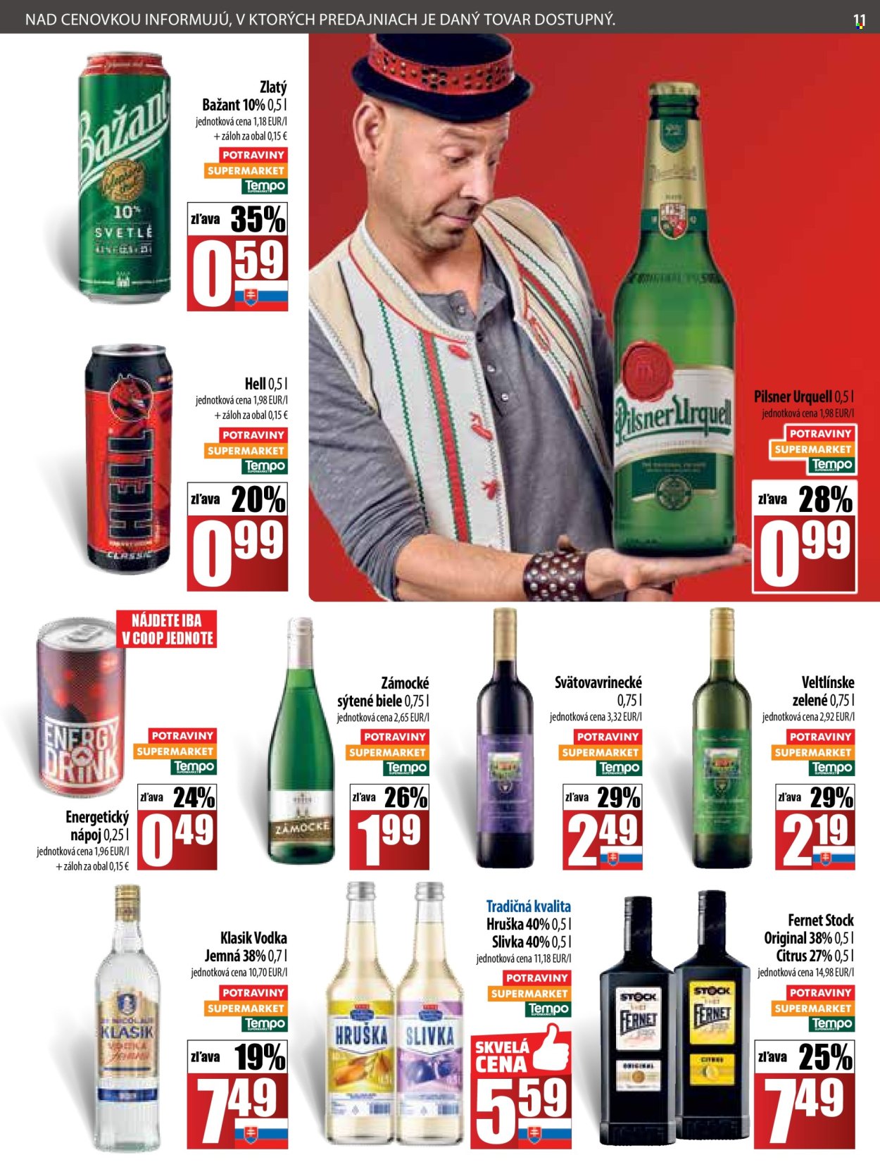 Leták COOP Jednota - 13.3.2025 - 19.3.2025. Strana 11