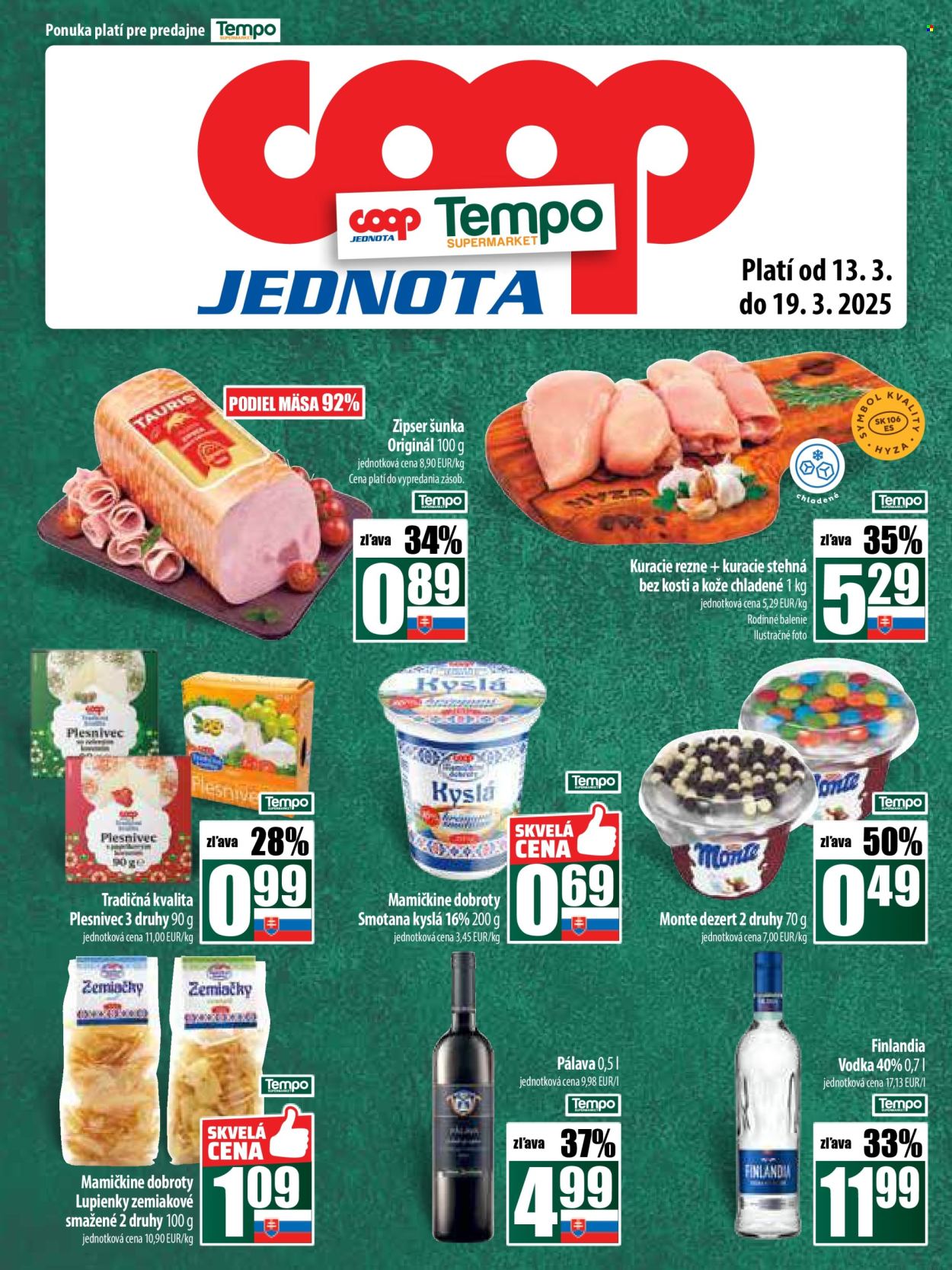 Leták COOP Jednota - 13.3.2025 - 19.3.2025. Strana 25